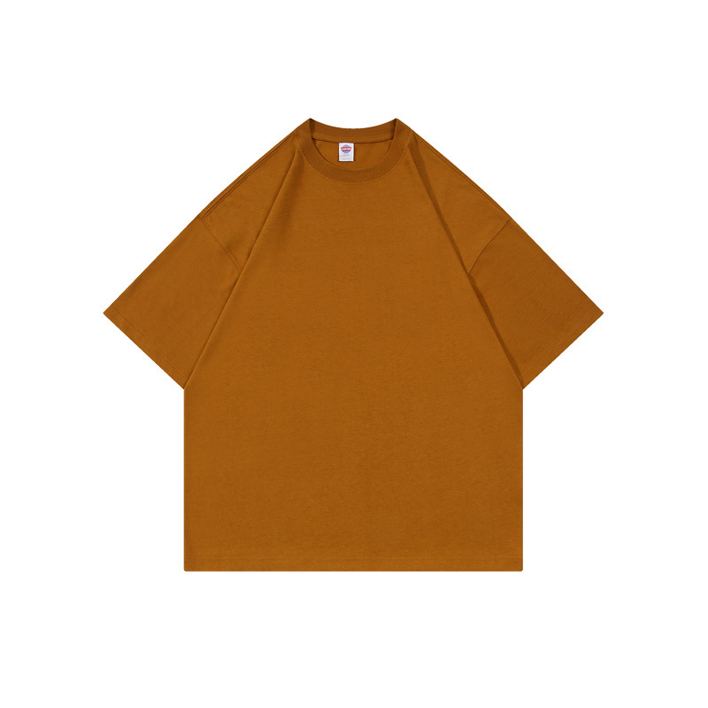 Men's Oversize Drop Shoulder T Shirt Cotton Crew Neck T Shirt Men's Tops