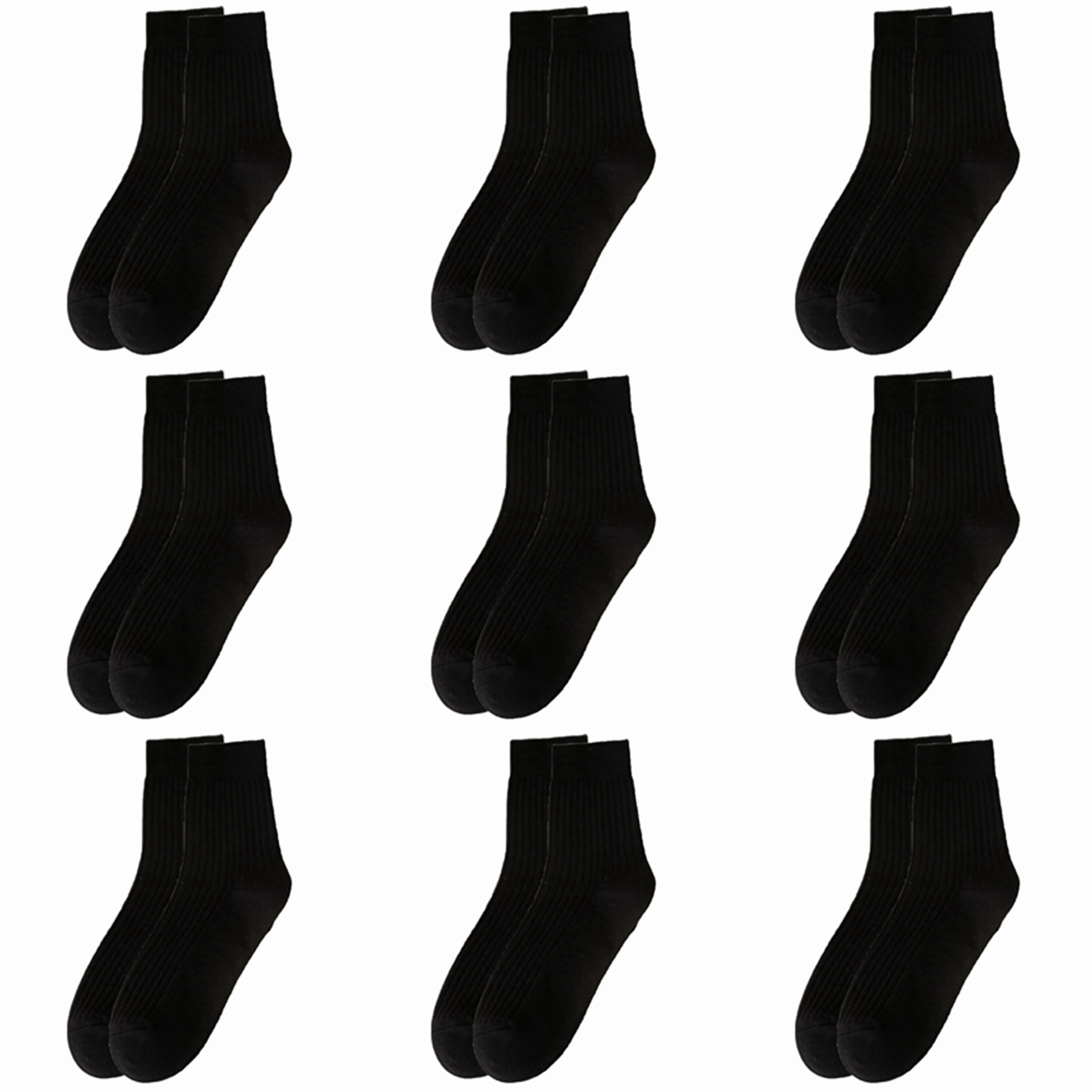 9 Pairs Cotton Socks for Men Durable Socks Resistant to Pilling Socks Medium Length