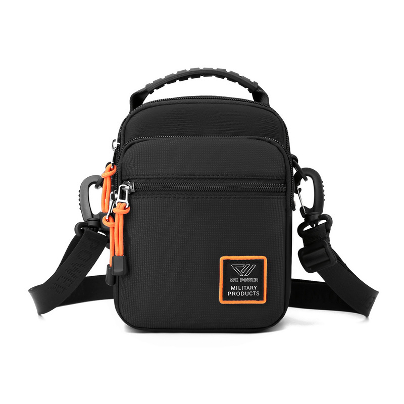 2.7L Waterproof Nylon Crossbody Bag for Men Shoulder Bag Running Bag Cycling Bag