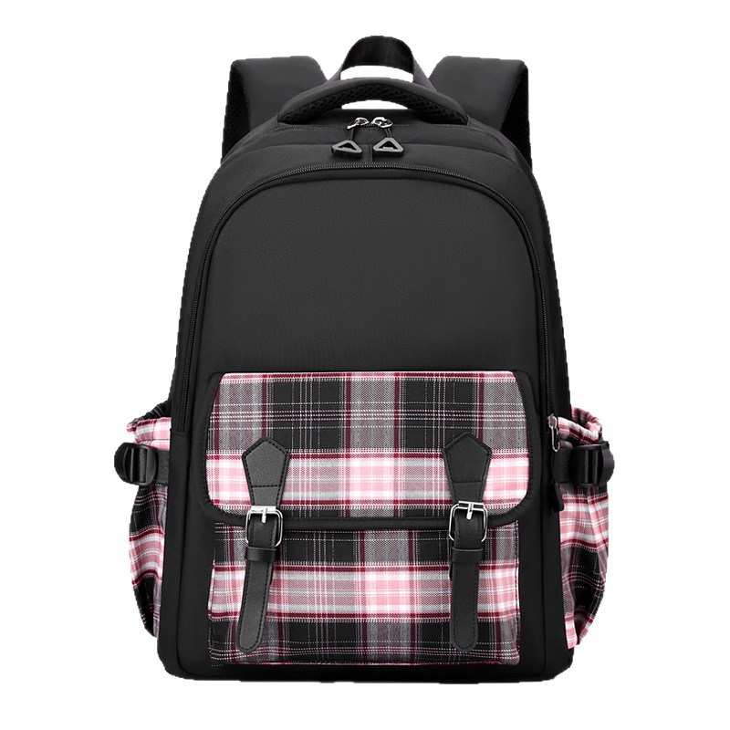 Girls 25L Nylon School Backpack Waterproof Multiple Pockets Gift for Kids