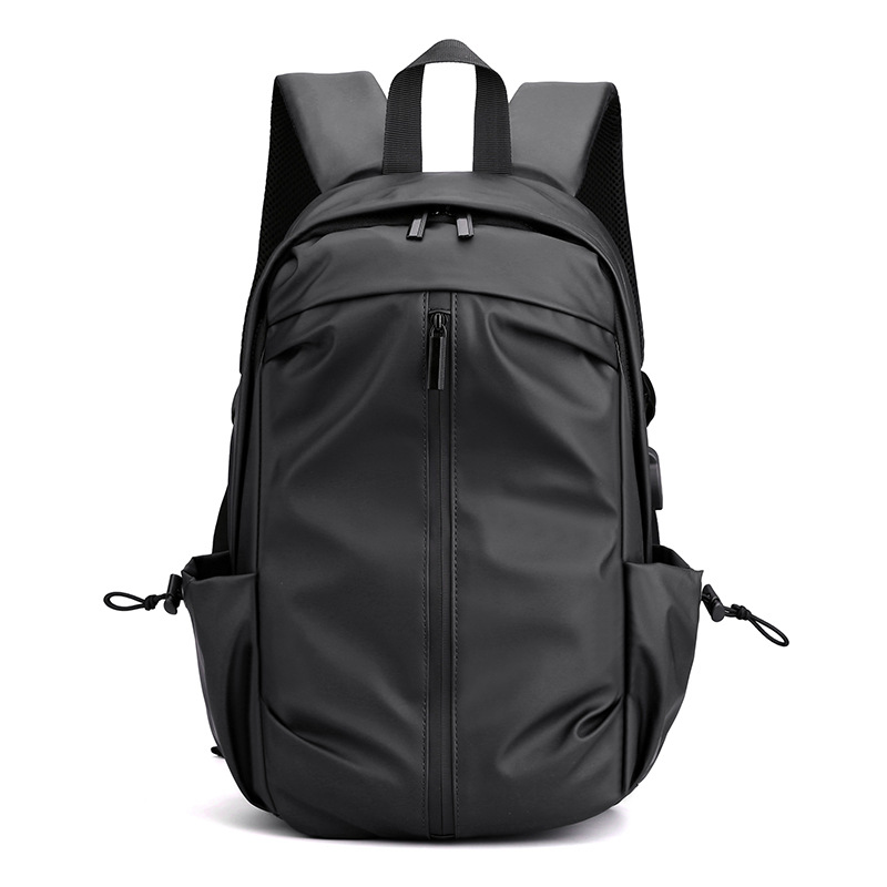 Mens 17L Water-Resistant Nylon Backpack with USB Charging Port Laptop Backpack Travel Backpack Waterproof Nice Gift