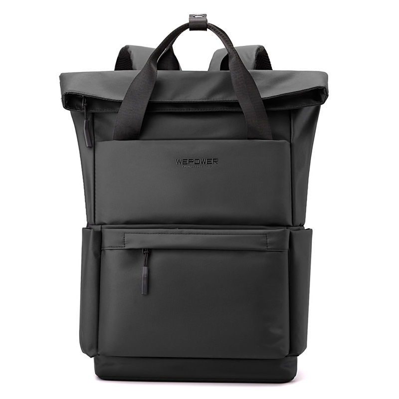 18L Nylon Travel Backpack Mens 17" Waterproof Work Backpack Plain Backpack Nice Gift