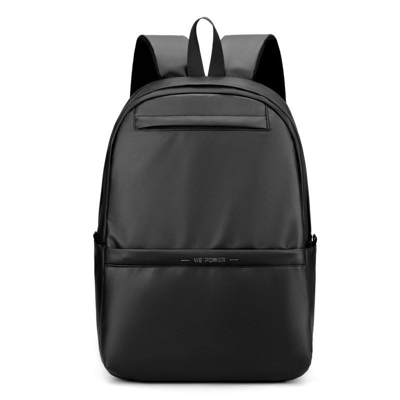 Mens 17" Nylon Waterproof Backpack Work Backpack Laptop Backpack Plain Bag Nice Gift