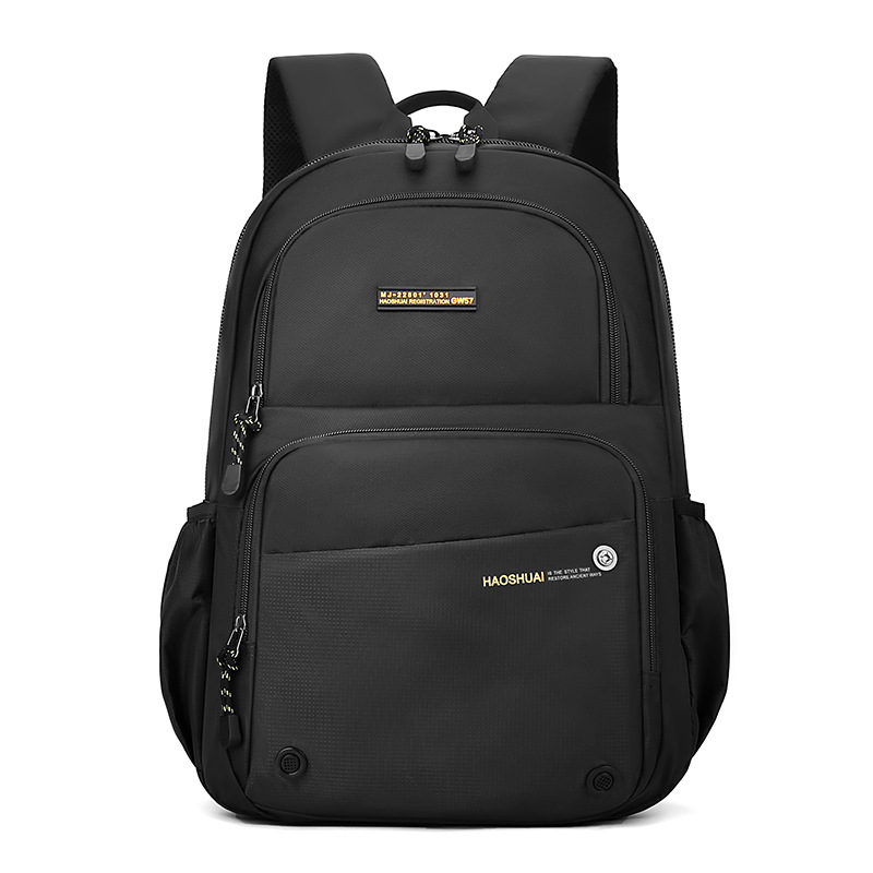 Mens 17" Nylon Waterproof Backpack 21L Work Backpack Laptop Backpack Plain Bag Nice Gift