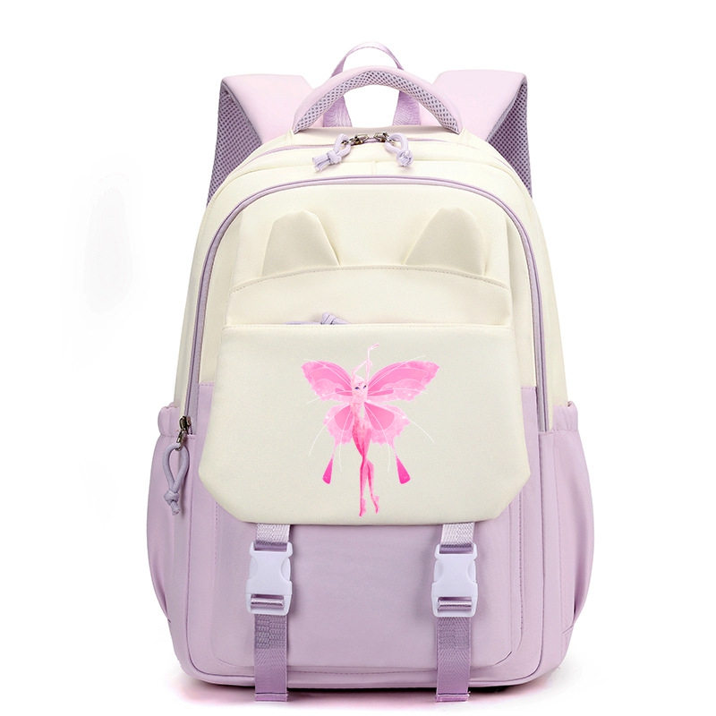 Butterfly Fairy School Backpack for Girls 22" Book Bag 35L Elementary Backpack Gifts