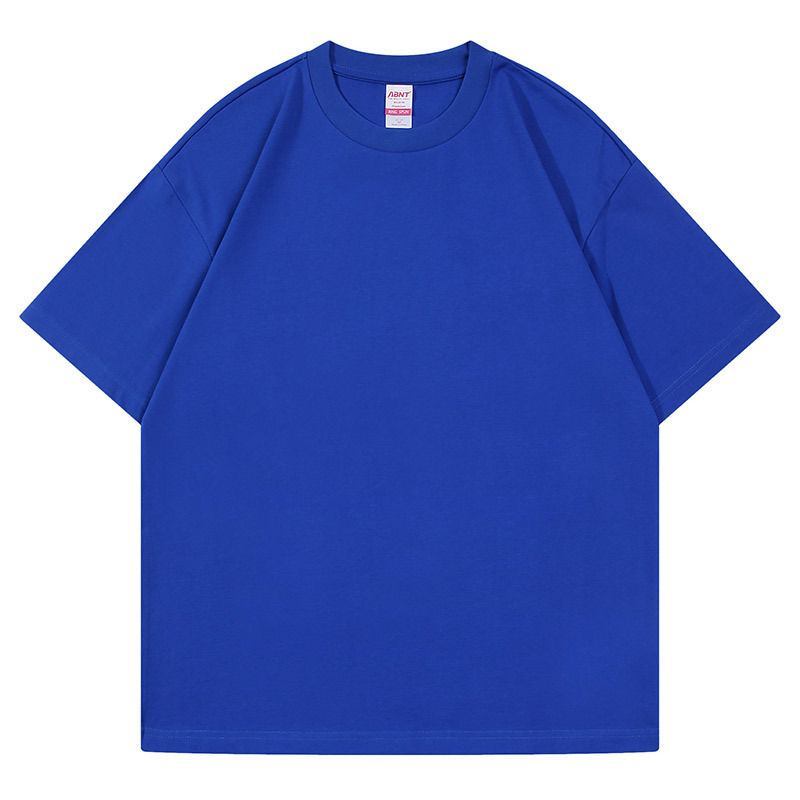 Men's Drop Shoulder T Shirt Crew Neck Cotton T Shirt Plain T Shirt 