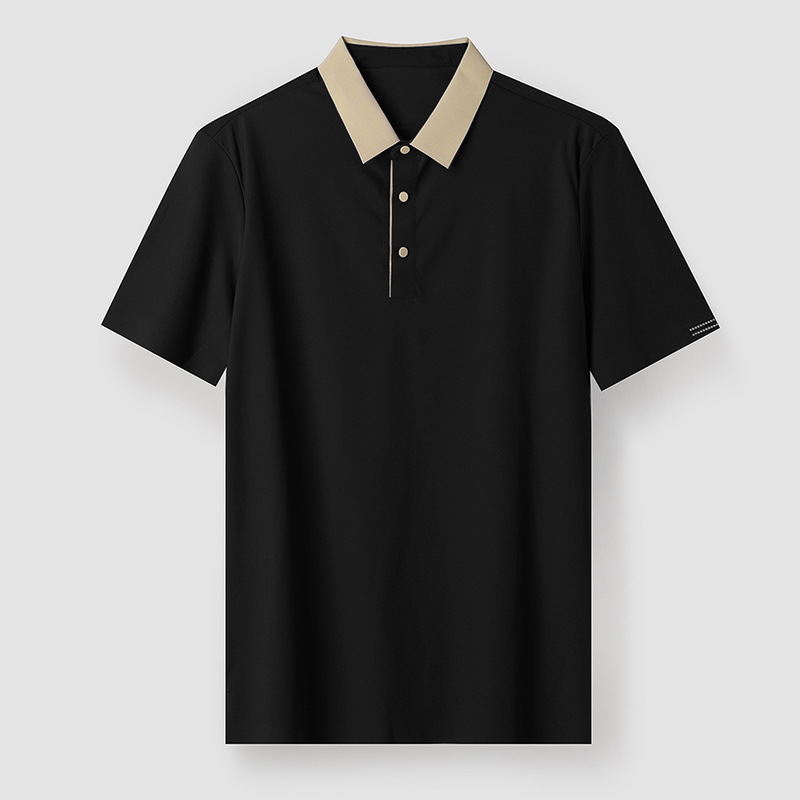 Men's Button Up Summer Polo Shirt High Quality Shirt Cotton Shirt