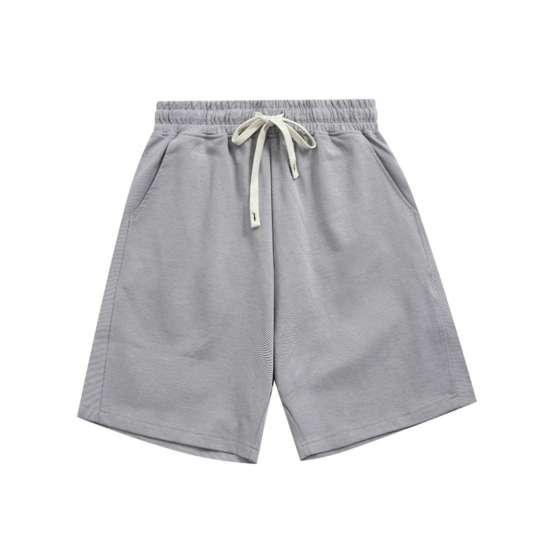 Men's Drawstring Shorts with Elastic Waistband Loose Shorts Autumn Casual Shorts