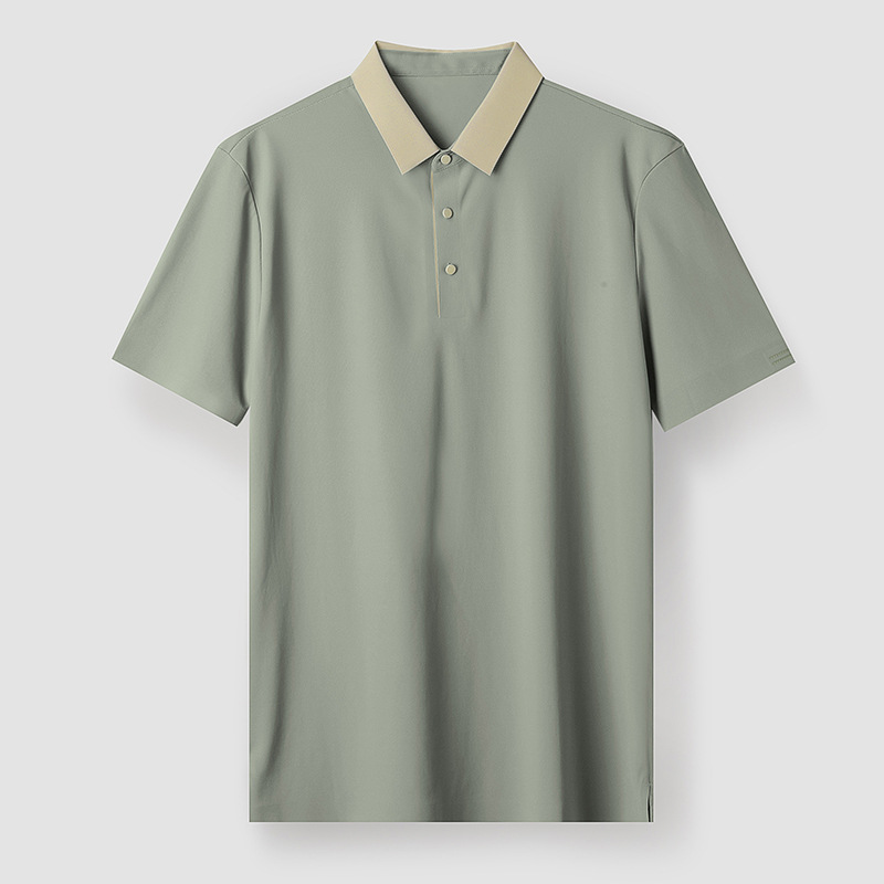 Men's Button Up Summer Polo Shirt High Quality Shirt Cotton Shirt