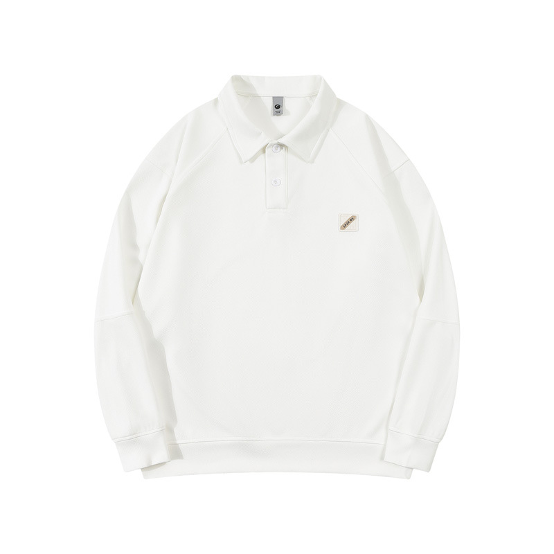 Men's Long Sleeve Polo Shirt Autumn Winter Polo Shirt Casual Style 