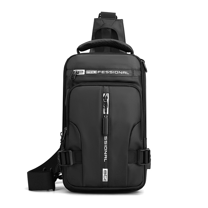 5.4L Waterproof Nylon Crossbody Bag for Men Shoulder Bag Running Bag Cycling Bag