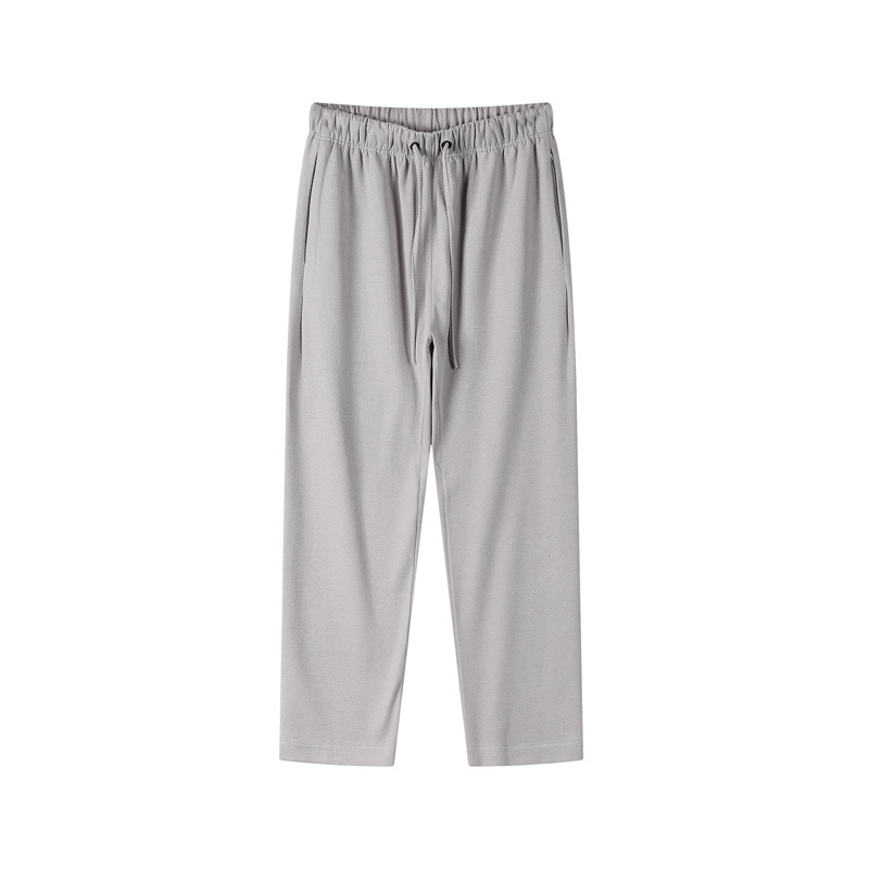 Men's Cropped Pants with Zipper Front Pockets Casual Pants
