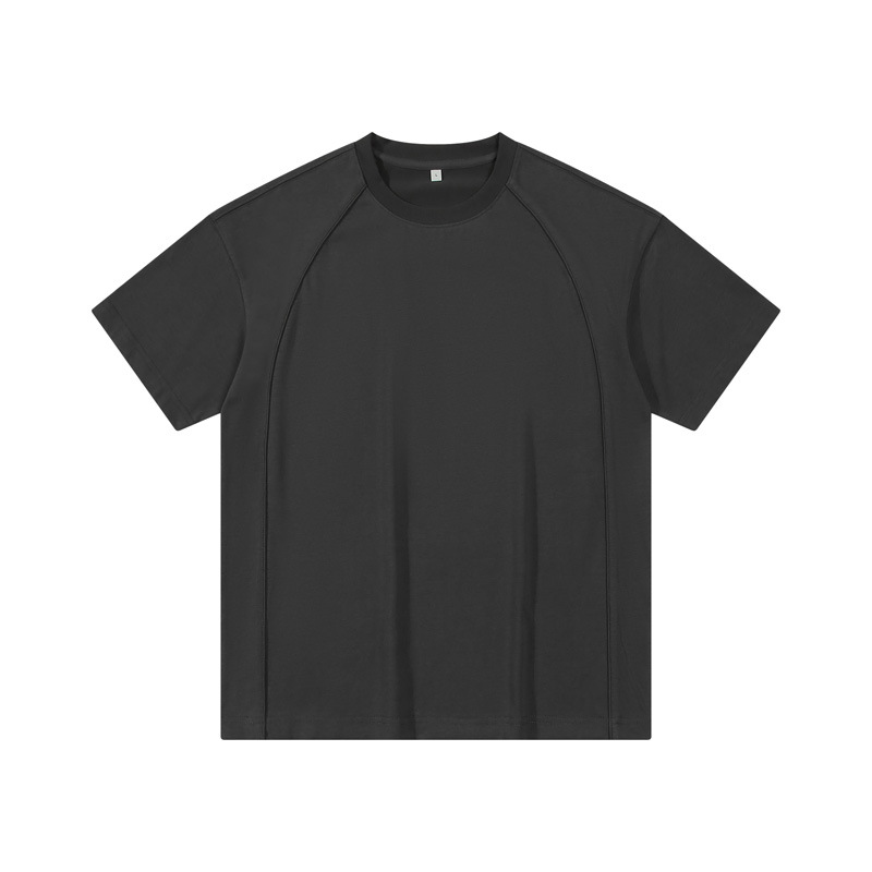 Men's Plain Crew Neck Cotton T Shirt Loose T Shirt for Men Casual Style Fashion T Shirt