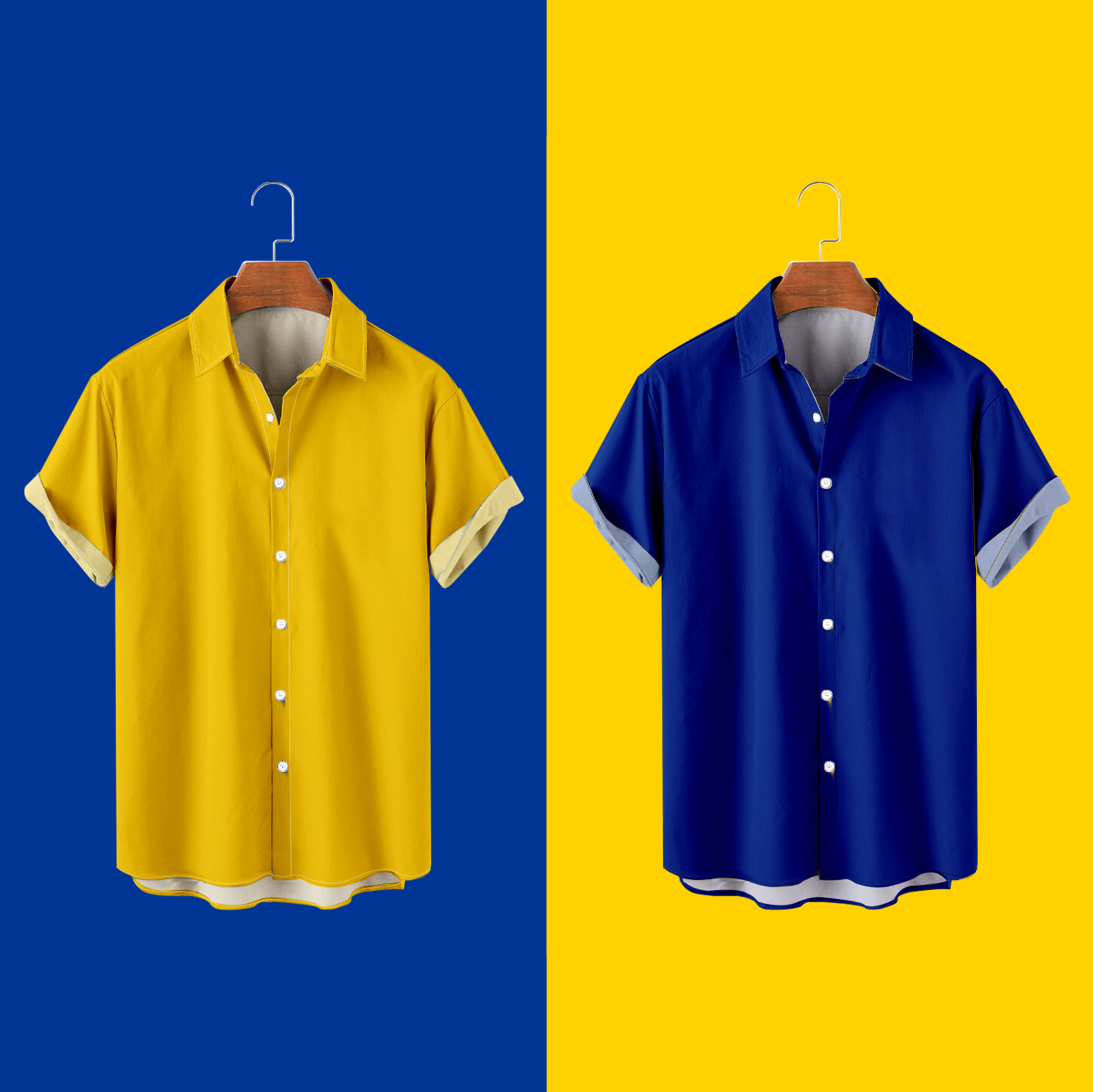 Los Angeles American Football Button Up Shirt Short Sleeve Shirt Quick Dry Shirt 2 Piece Combo
