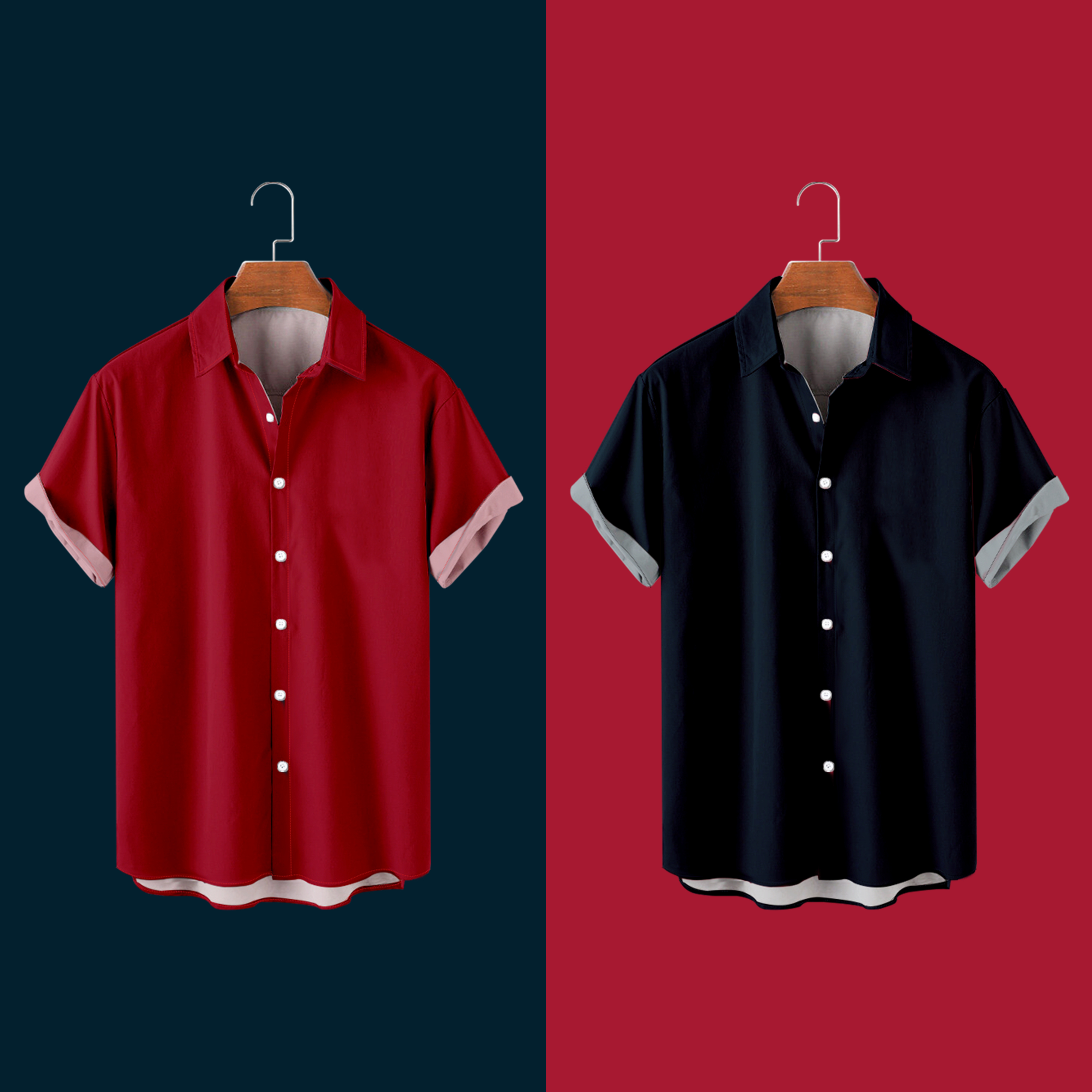 Houston American Football Button Up Shirt Short Sleeve Shirt Quick Dry Shirt 2 Piece Combo