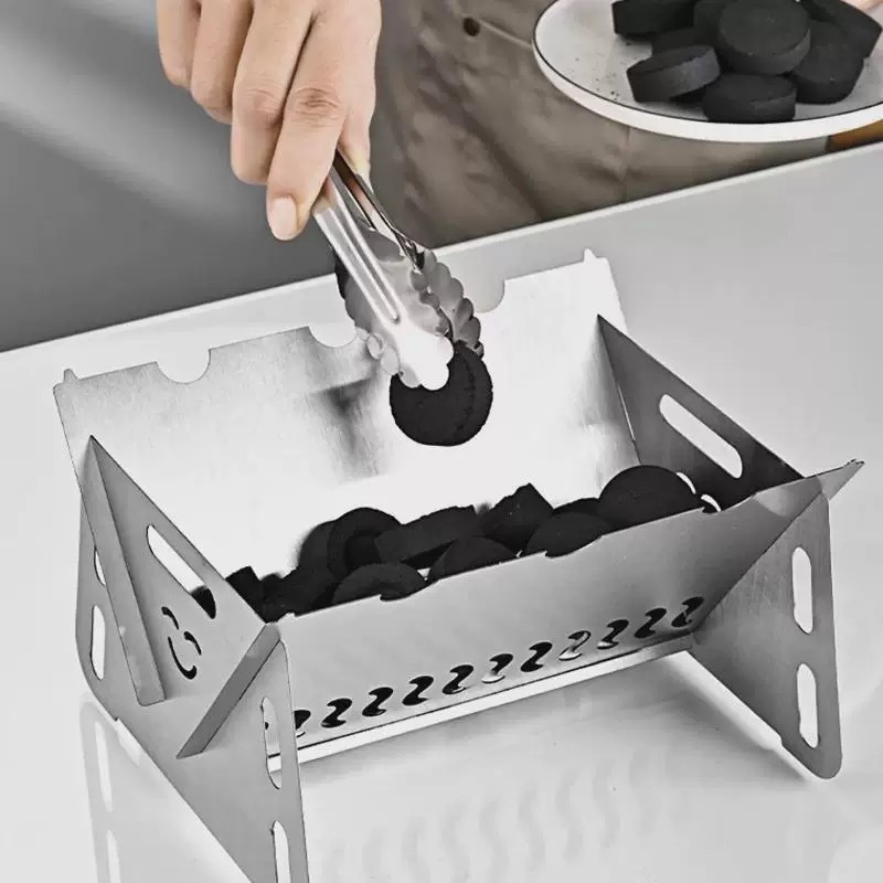 Mini card BBQ barbecue grill