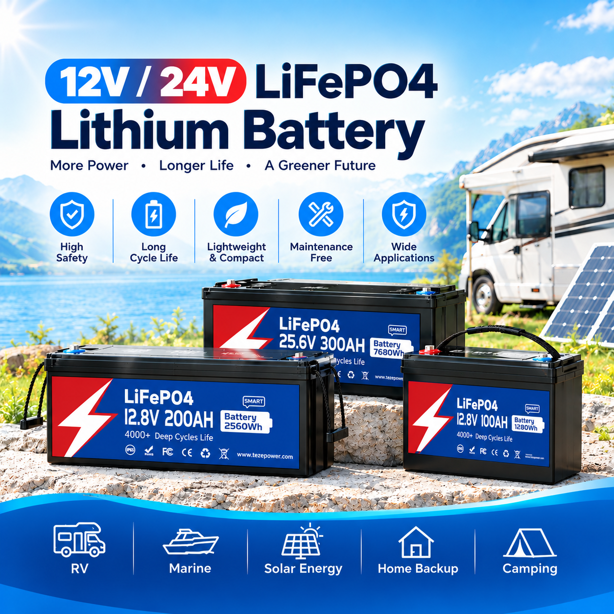 12V/24V LiFePO4