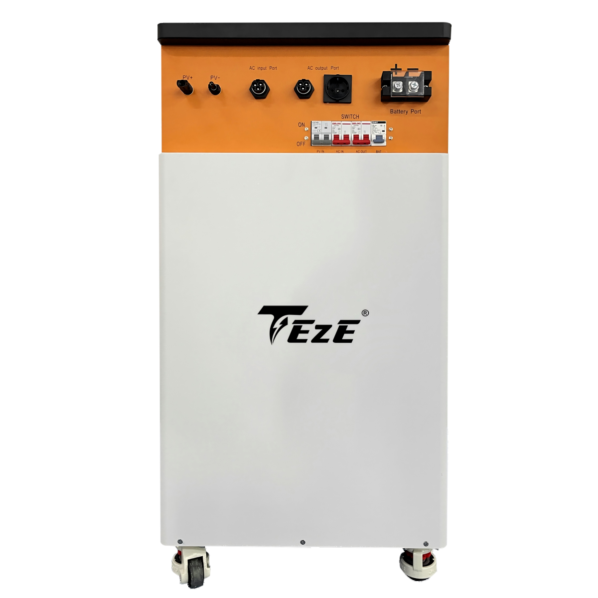 51.2V 314Ah 16kWh All-in-One LiFePO4 Battery with Built-in 6.5kW Hybrid Off-Grid Inverter | TezePower