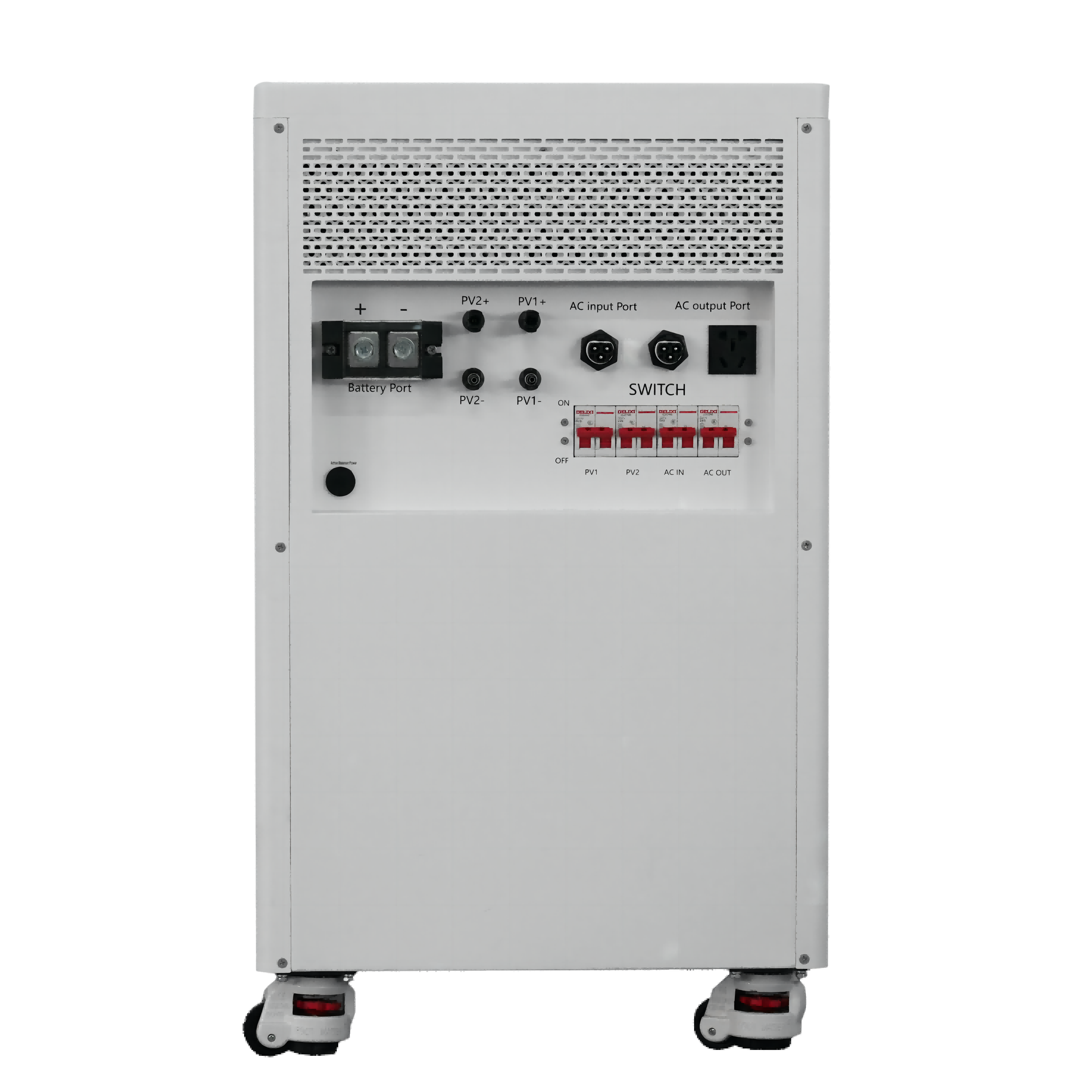 TezePower 51.2V 48V 400Ah 20kWh All in One LiFePO4 Battery Mobile ESS Built-in 10kw Inverter, BMS, MPPT, Active Balancer-TezePower