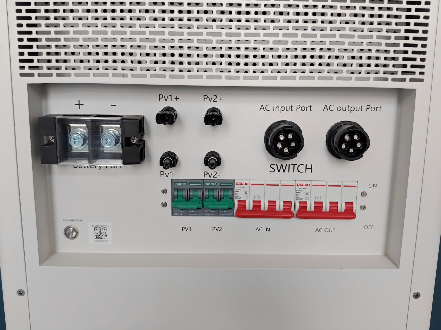 TezePower 48V 51.2V 628Ah 32KWH 30KWH All in One LiFePO4 Battery Mobile ESS Built-in 12kw AC380V Hybrid off-grid Three Phase Inverter, Smart Bluetooth BMS, MPPT, Active Balancer-Solar Battery Systems for Home