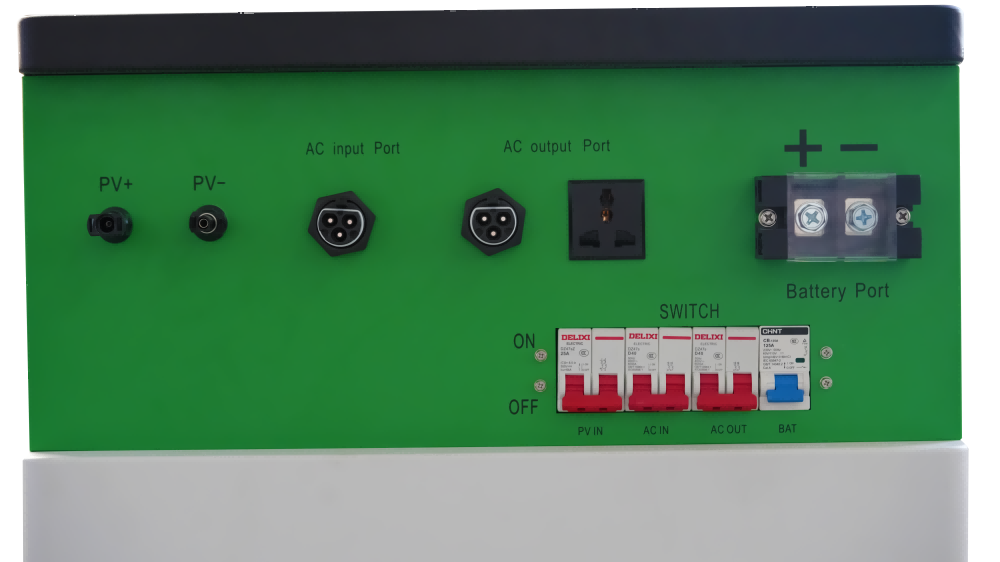 TezePower 10KWh All in one Na+ Battery 48V 200Ah Sodium Ion Mobile ESS Built-in 5KW Hybrid Off-grid Inverter, BMS