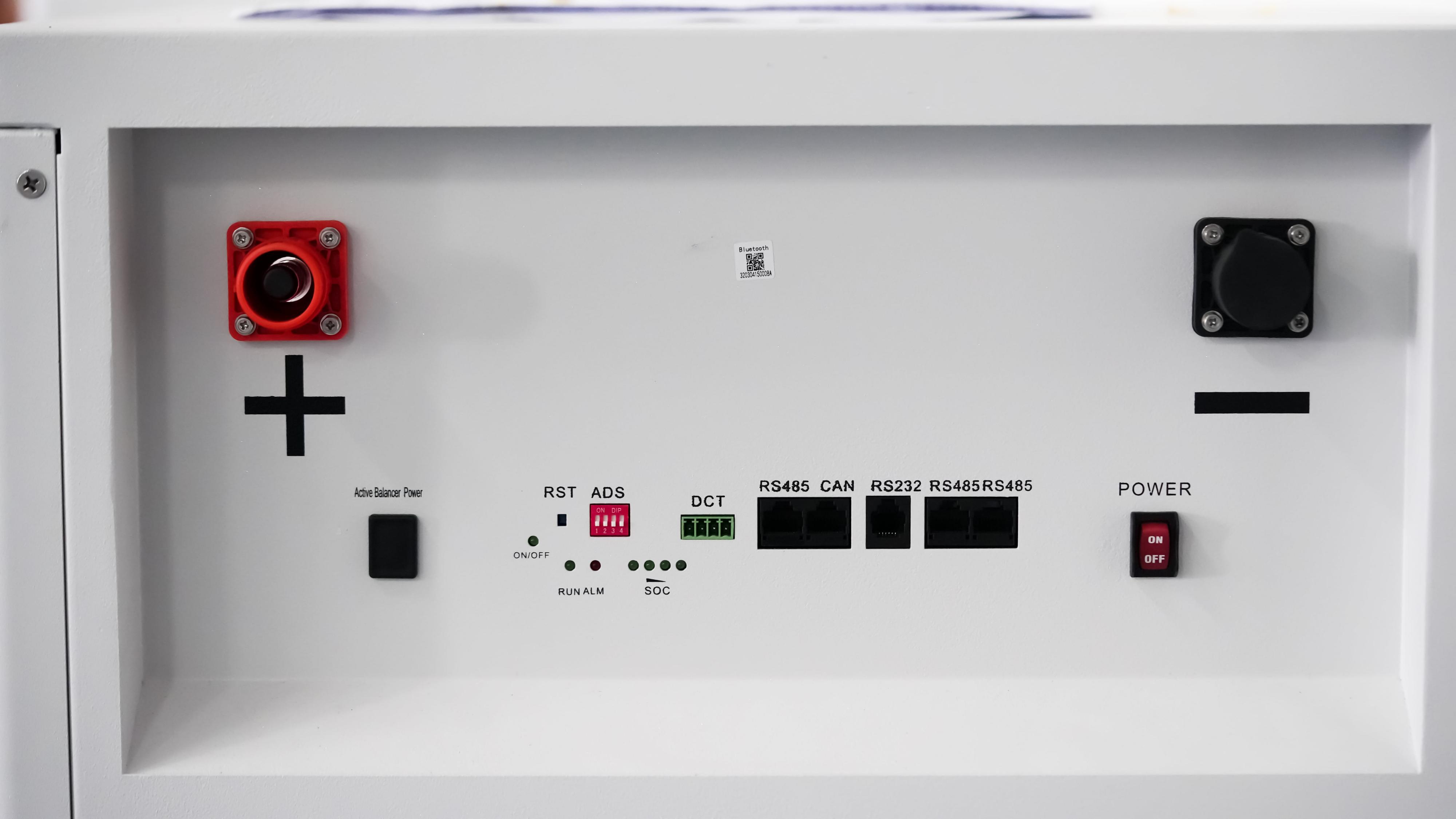 TezePower 51.2V 48V 600Ah 30kWh LiFePO4 Battery Mobile ESS With Active Balancer, Mobile Home Energy Storage System