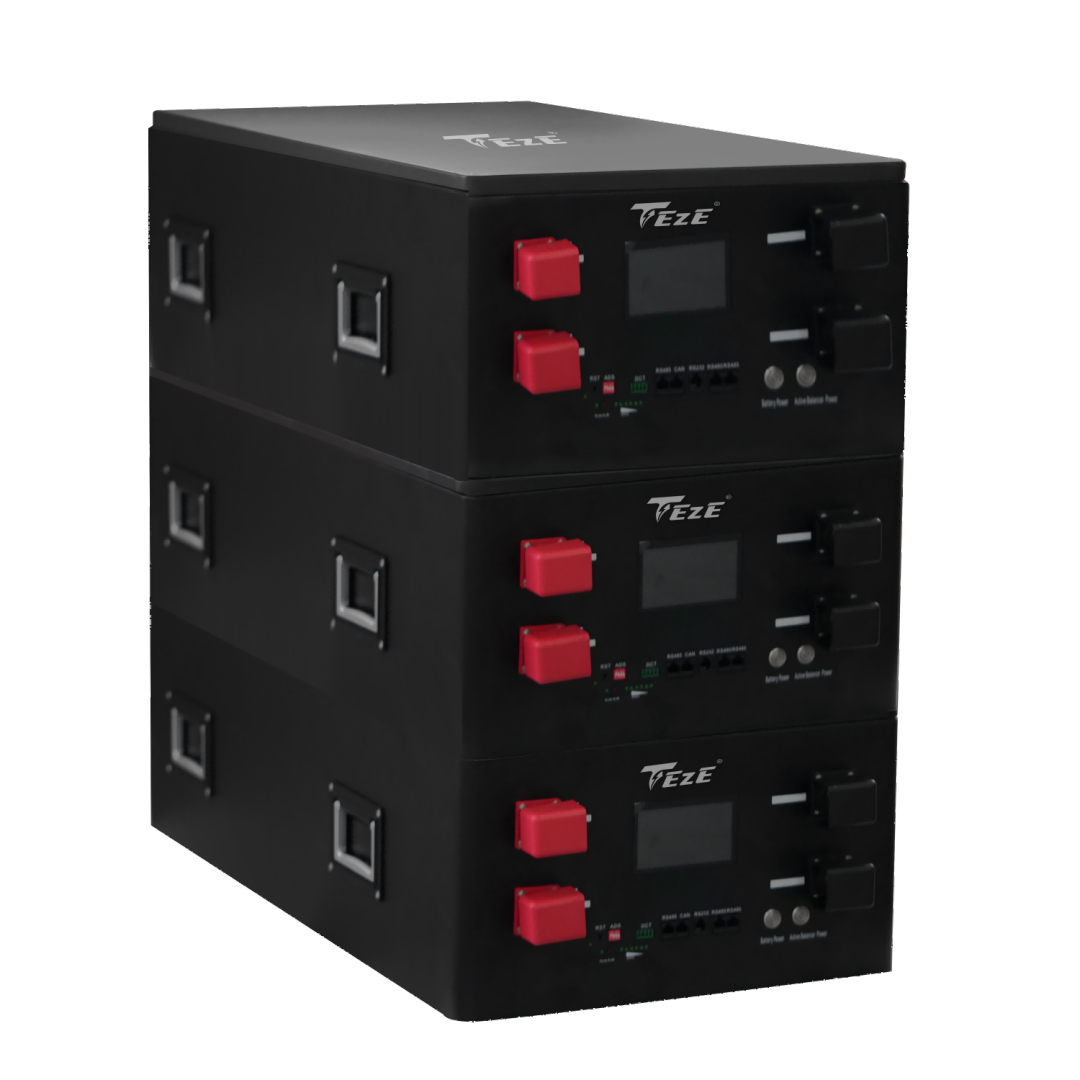 TezePower DIY Case for 51.2V 48V 300Ah L'iBattery Case Kit with Smart