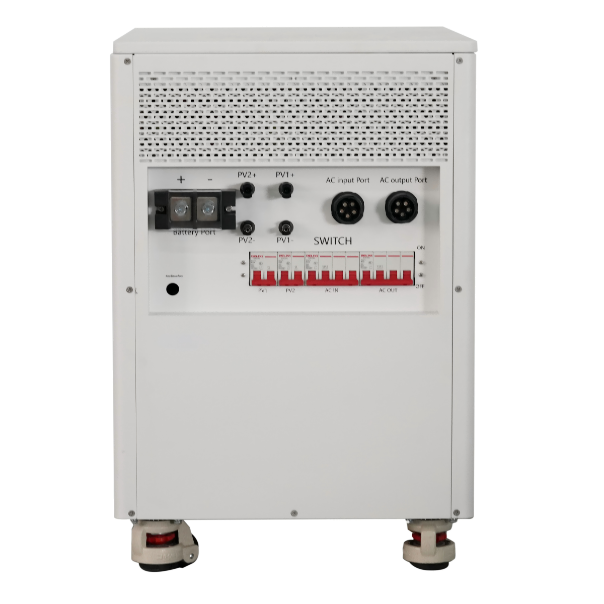 TezePower Three-Phase AC380V 51.2V 48V 300Ah 15kWh All in One LiFePO4 Battery Mobile ESS Built-in 10kw Inverter, BMS, MPPT, Active Balancer