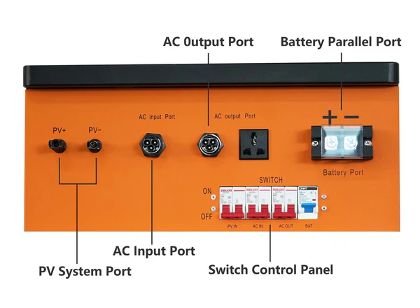 TezePower 51.2V 48V 300Ah 314Ah All in One 15kWh 16KWH LiFePO4 Battery Mobile ESS Built-in 5kw Hybrid Off-grid Inverter, BMS, MPPT, Active Balancer-Backup Power for Home