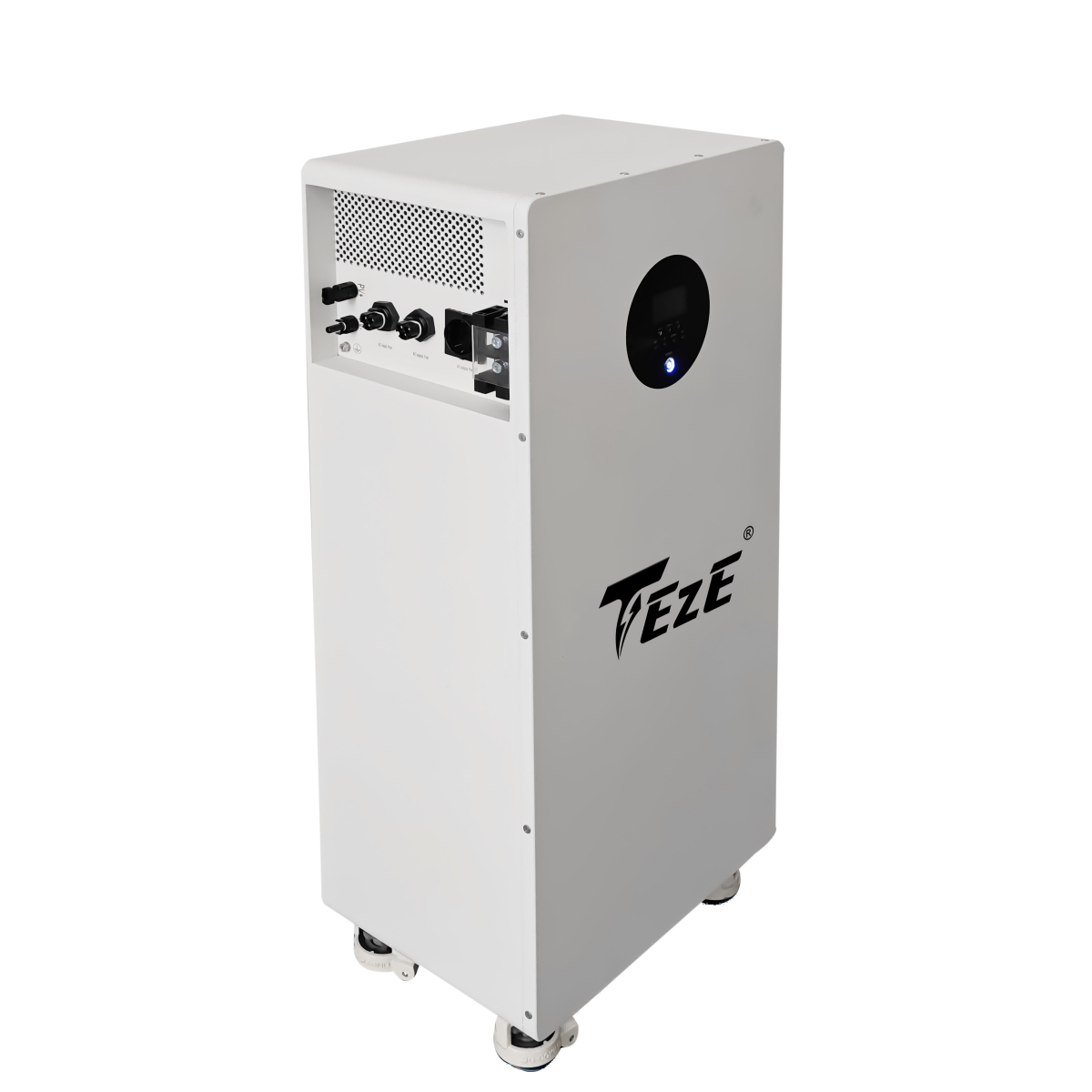 New TezePower 16kWh All in One LiFePO4 Battery 51.2V 314Ah Home Battery Storage Built-in 5kW Hybrid Off-grid Inverter, Smart Bluetooth JK BMS, Active Balancing