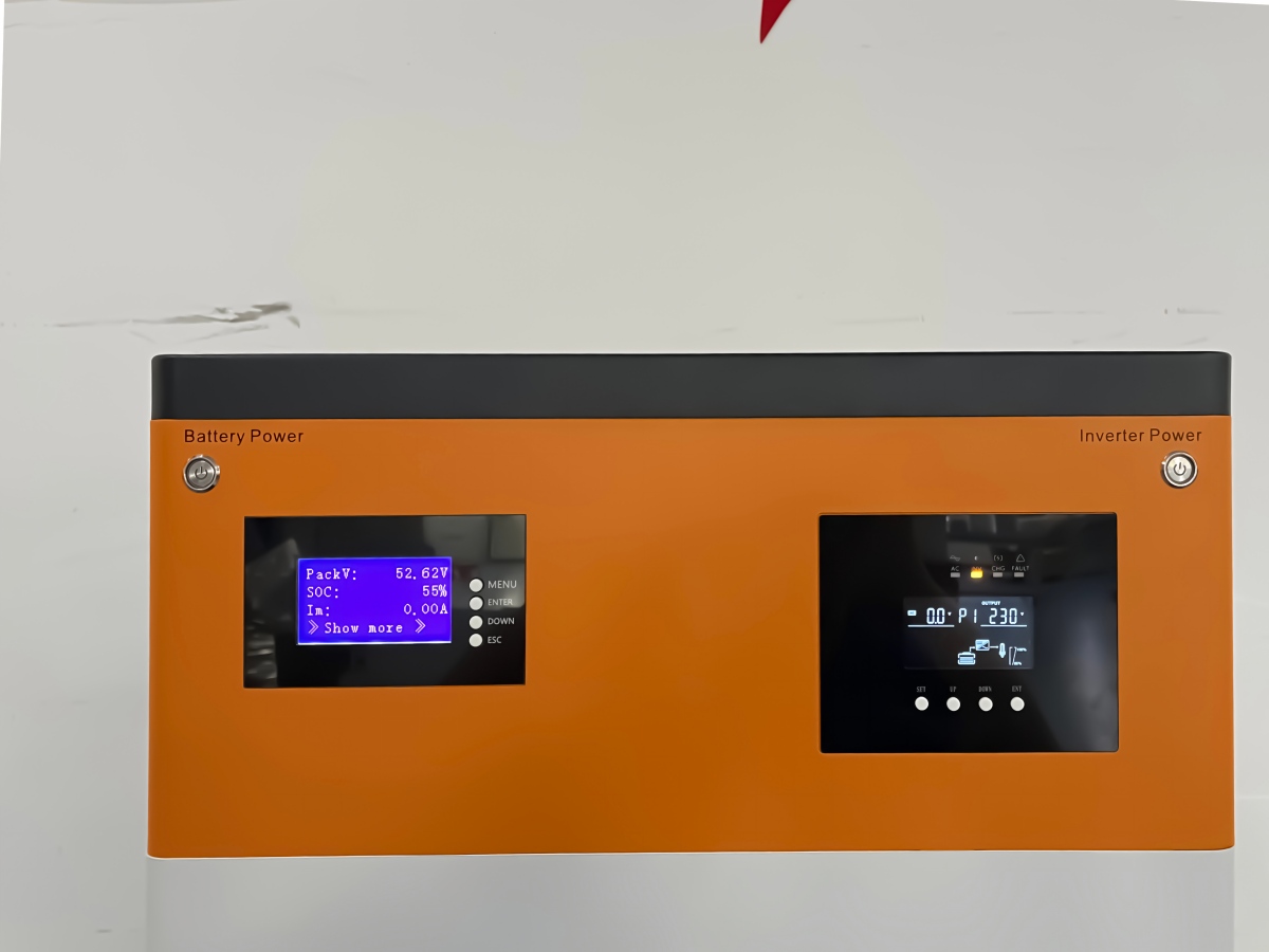 51.2V 314Ah 16kWh All-in-One LiFePO4 Battery with Built-in 6.5kW Hybrid Off-Grid Inverter | TezePower
