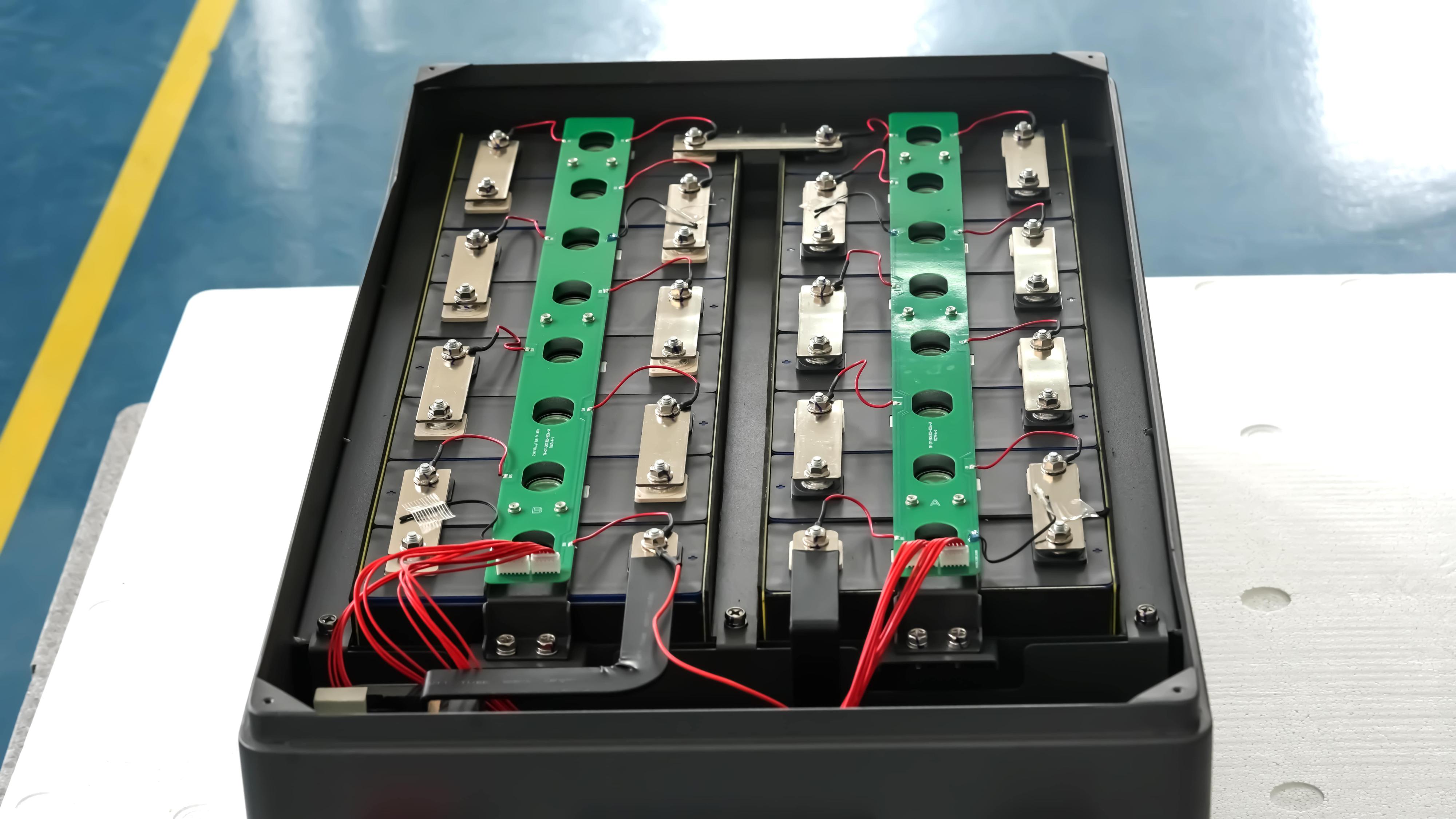 New TezePower DIY Case Kits for 51.2V 340AH LiFePO4 Battery Case Set Box with Circuit Breaker, Built in Bluetooth JK 200A BMS, 2A Auto-Balancing