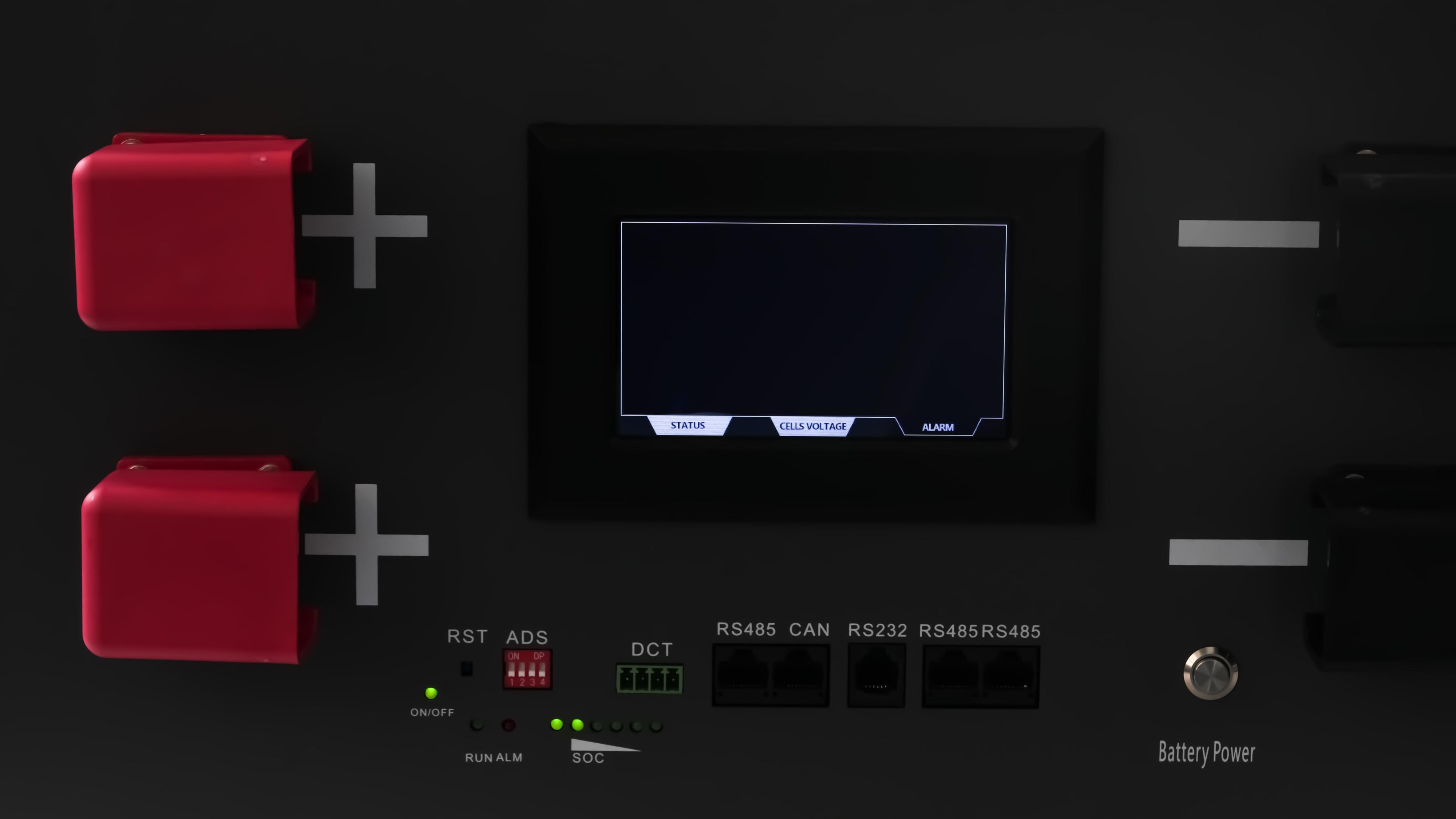 New TezePower DIY Case Kits for 51.2V 340AH LiFePO4 Battery Case Set Box with Circuit Breaker, Built in Bluetooth JK 200A BMS, 2A Auto-Balancing