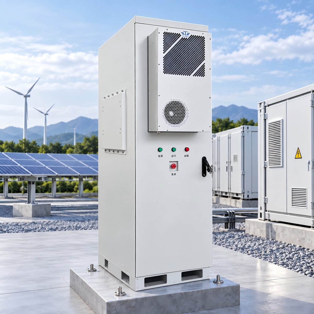 TezePower High Voltage Cabinet 358V 100kWh 768V 215kWh LiFePO4 Battery IP54 Protection Air Cooling Industrial & Commercial Use, Scalable DC Power Cabinet with BMS Integration
