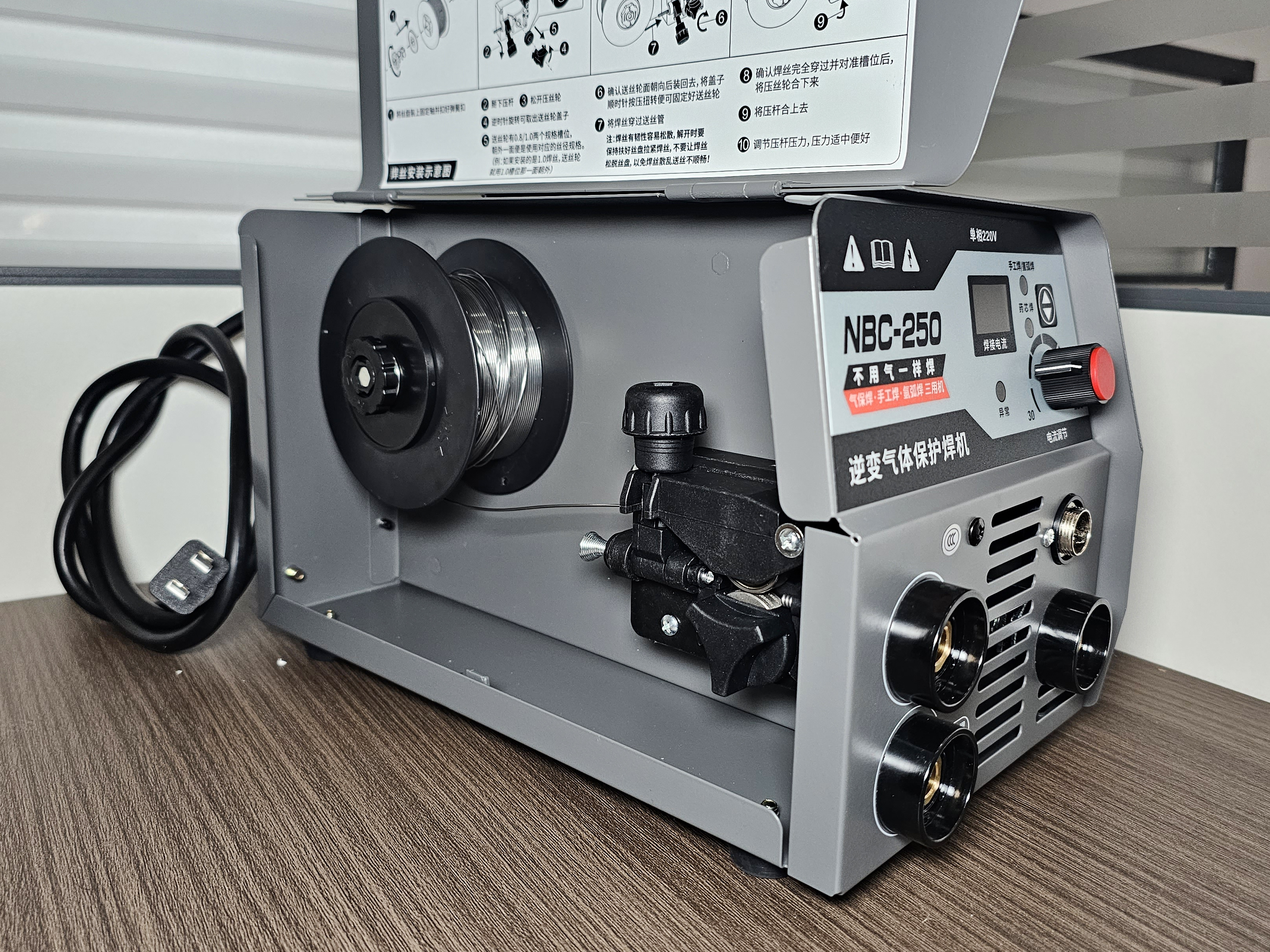  Mini Portable Arc Nbc 250 Igbt Mig Inverter Welding Machine 