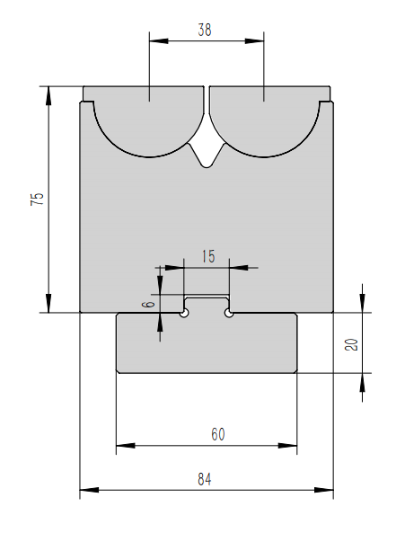 Markfree bending die （Roka-V seris 0.5mm-6mm）