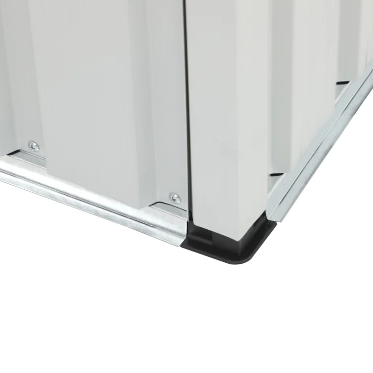 10' x 8' Outdoor Storage Shed, Metal Garden Tool Shed with Lockable Door