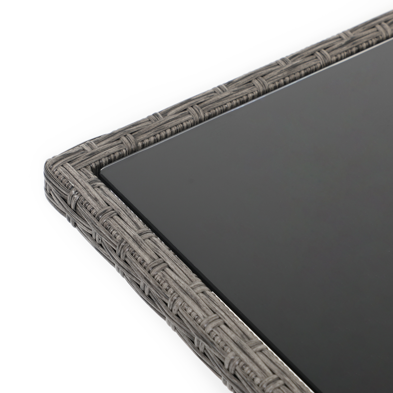 Wicker Outdoor Furniture Set with Lift-top Table Patio Sectional Dining Set