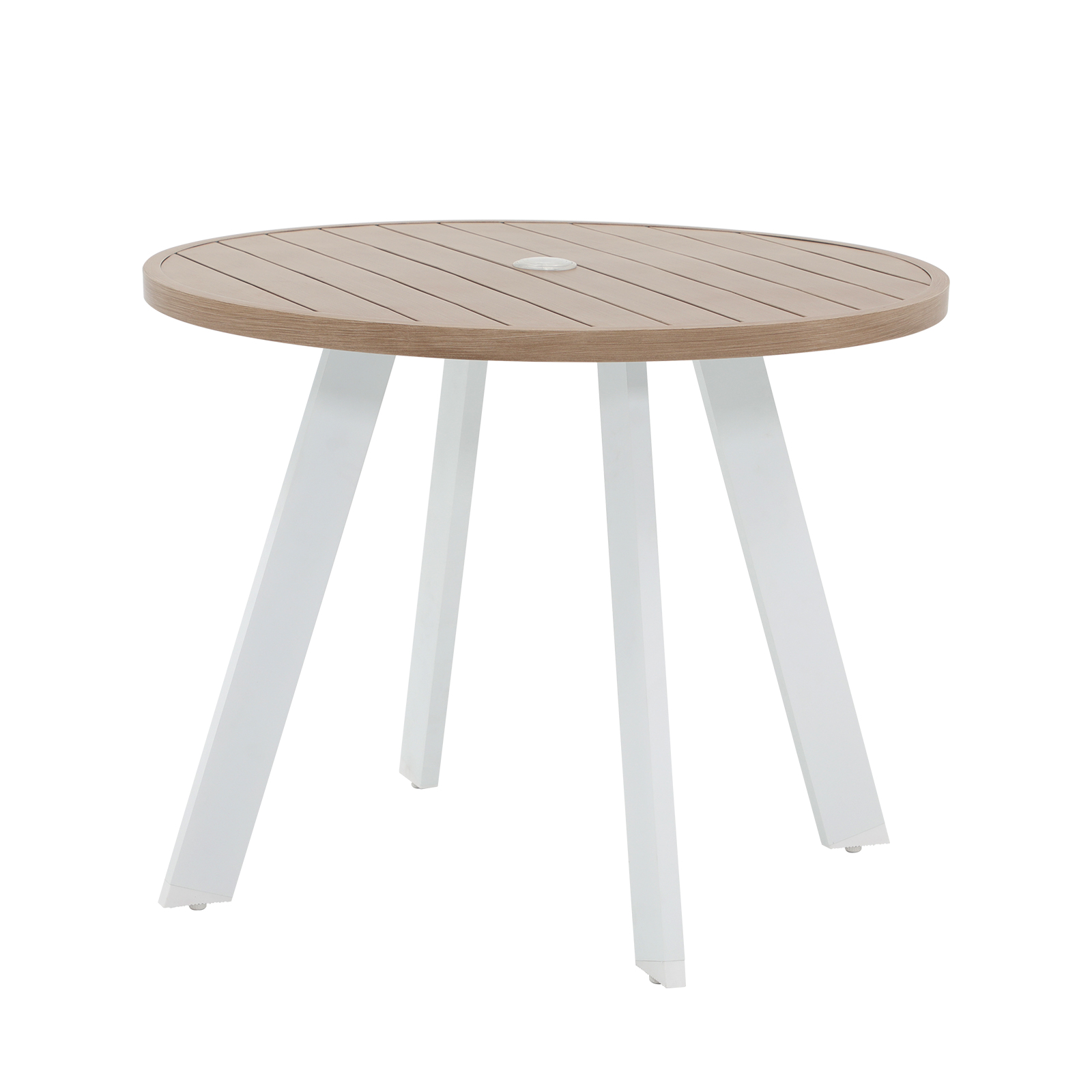 5 Piece Aluminum Patio Dining Set, Outdoor Furniture Set with 4 Chairs and Table