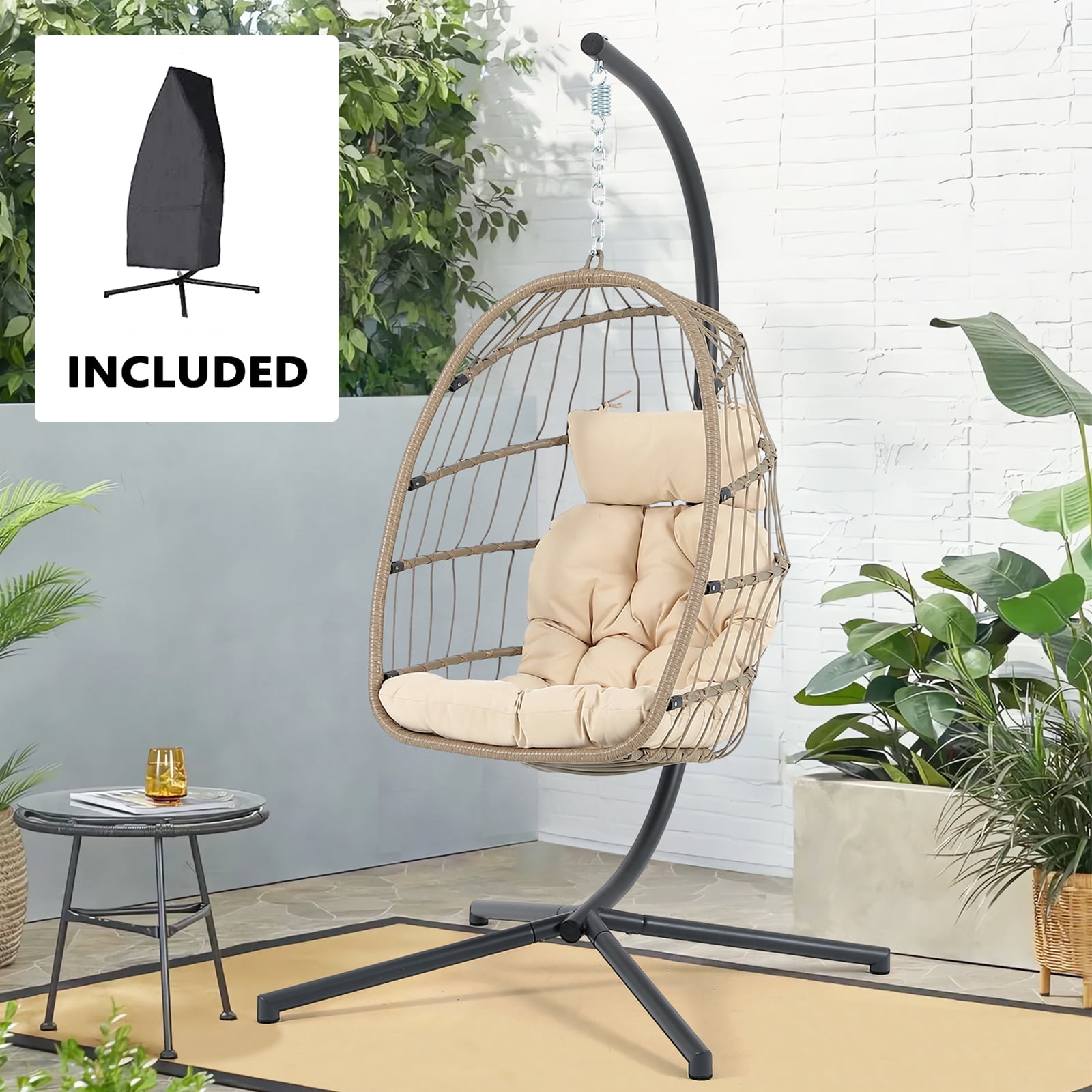 collapsible egg chair