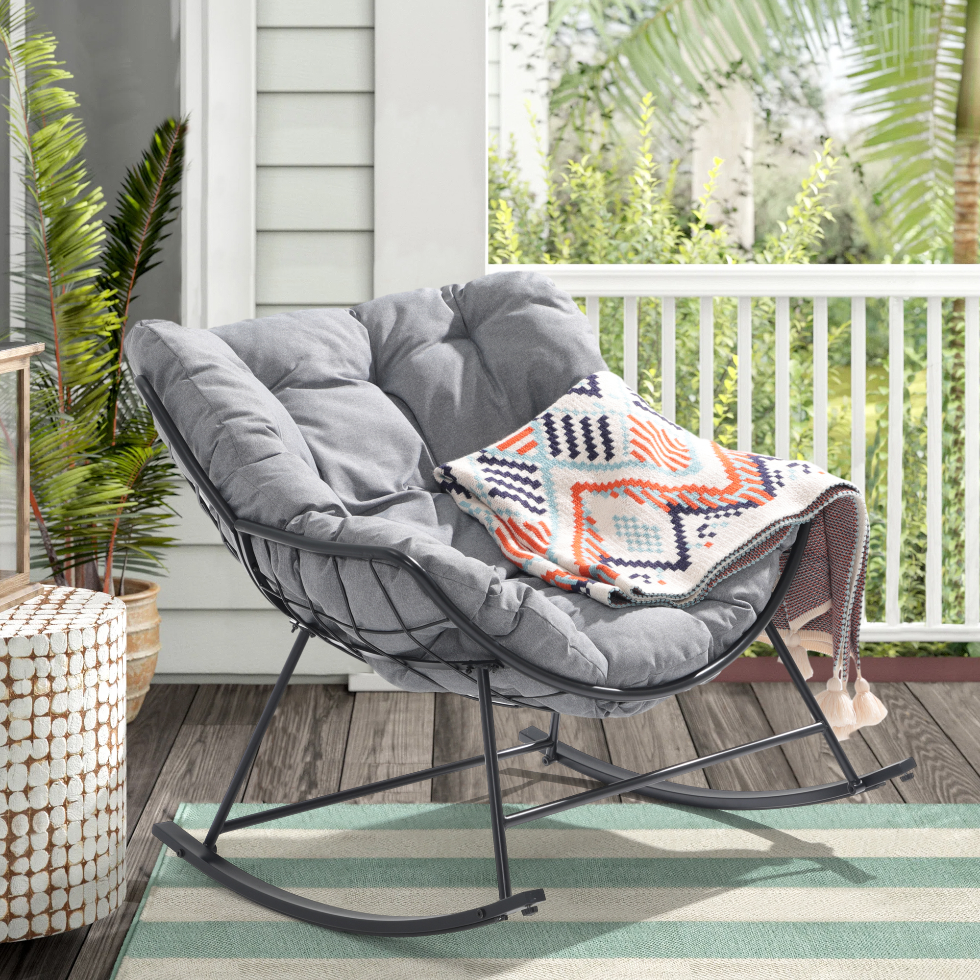 Rocking Chair Outdoor Furniture Comfortable Chairs Rocking Chair