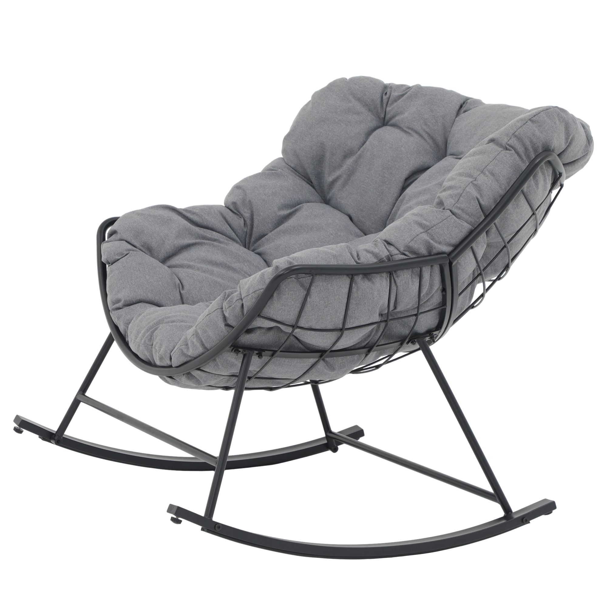 indoor metal rocking chair