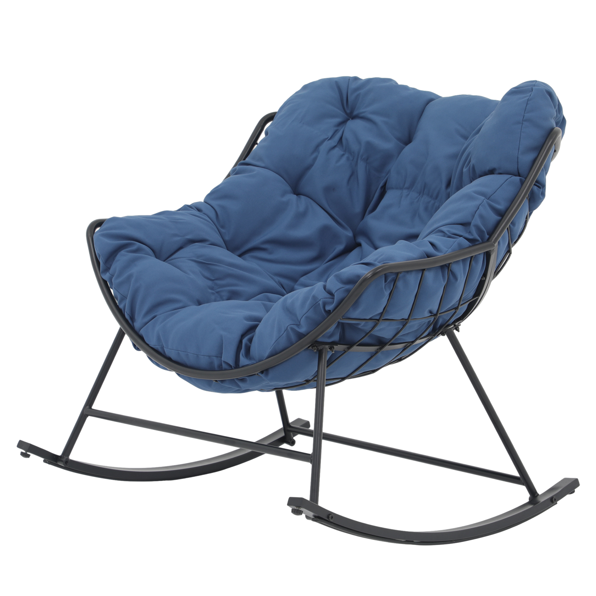 indoor metal rocking chair