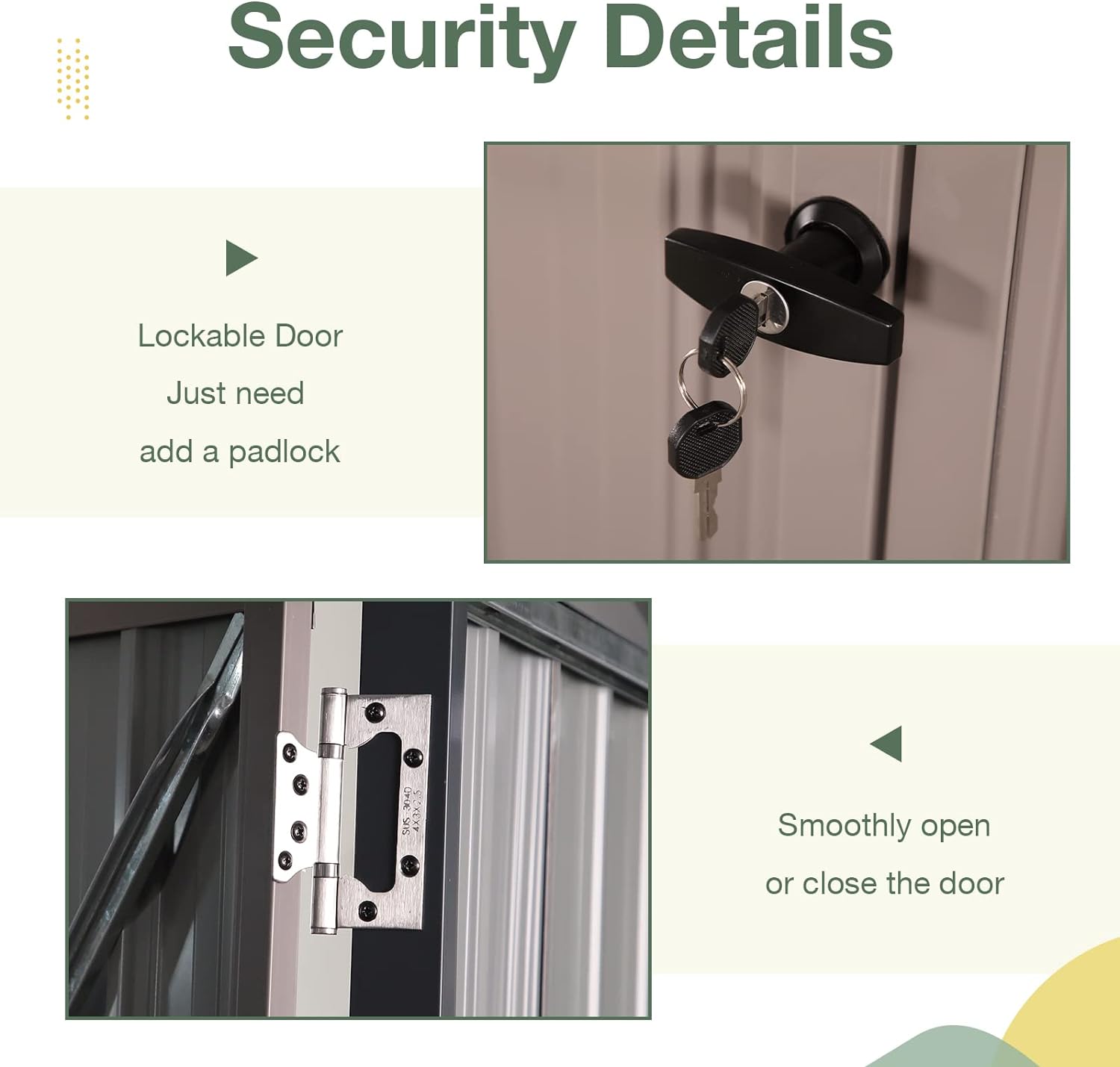 8'x 12' Metal Outdoor Storage Shed Brown Garden Tool Shed for Backyard & Patio