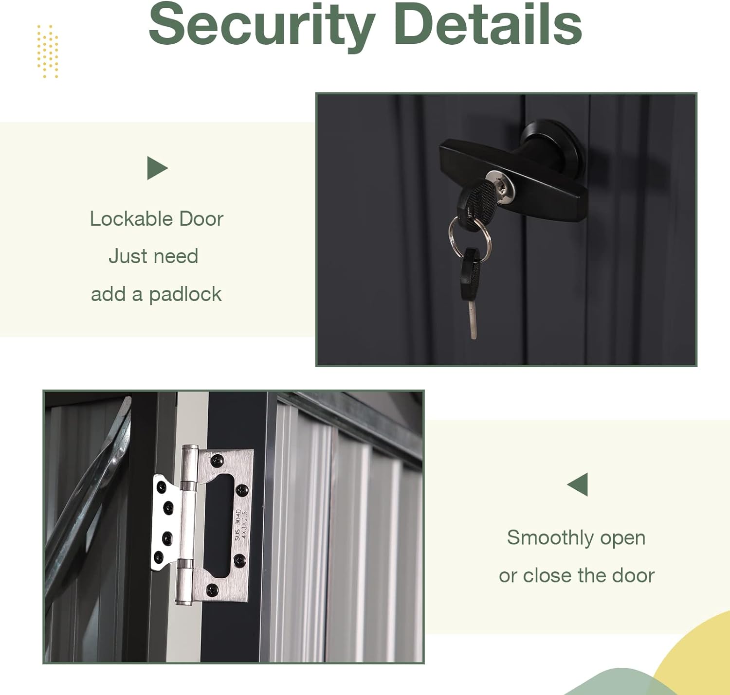 8'x 12' Outdoor Storage Shed Metal Garden Tool Shed for Backyard, Patio, Lawn, Black