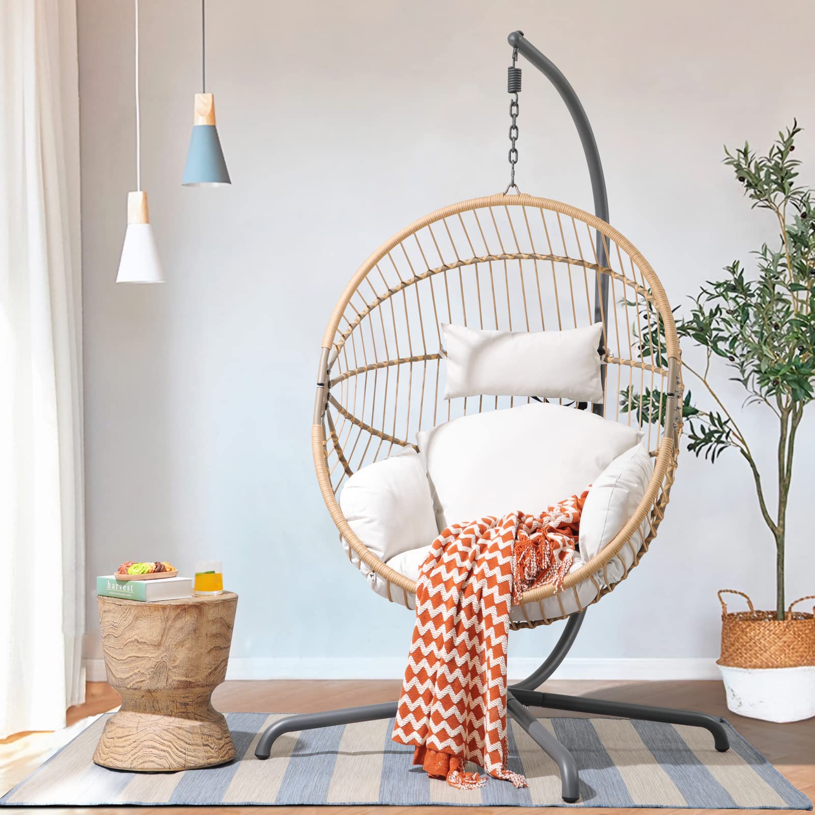 Hanging chair and online stand