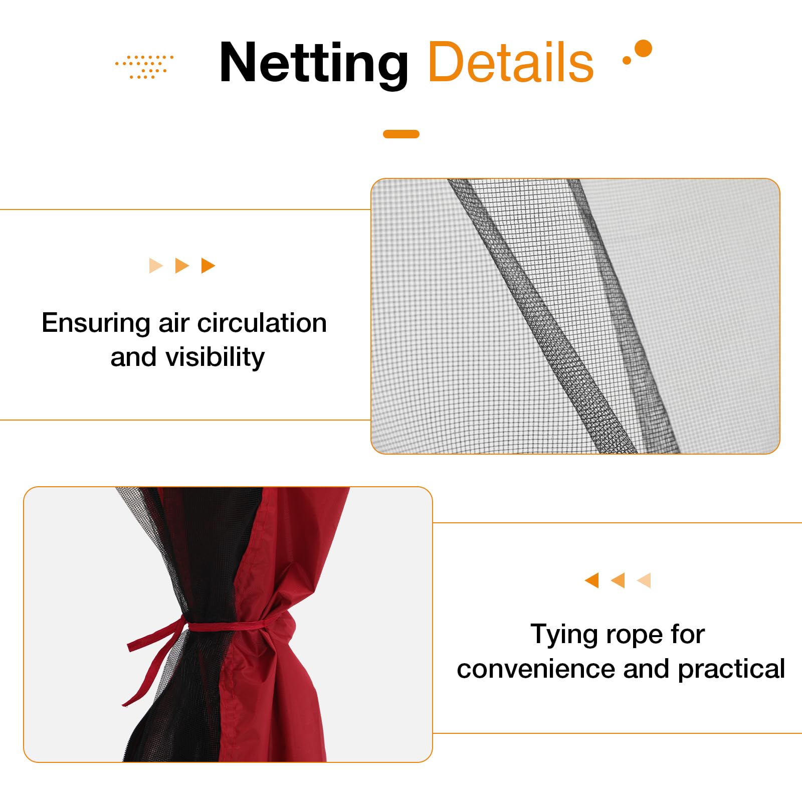 13’x13’ Pop Up Gazebo With Mosquito Netting, Outdoor Canopy Tent Shade, 5 colors, Metal Frame