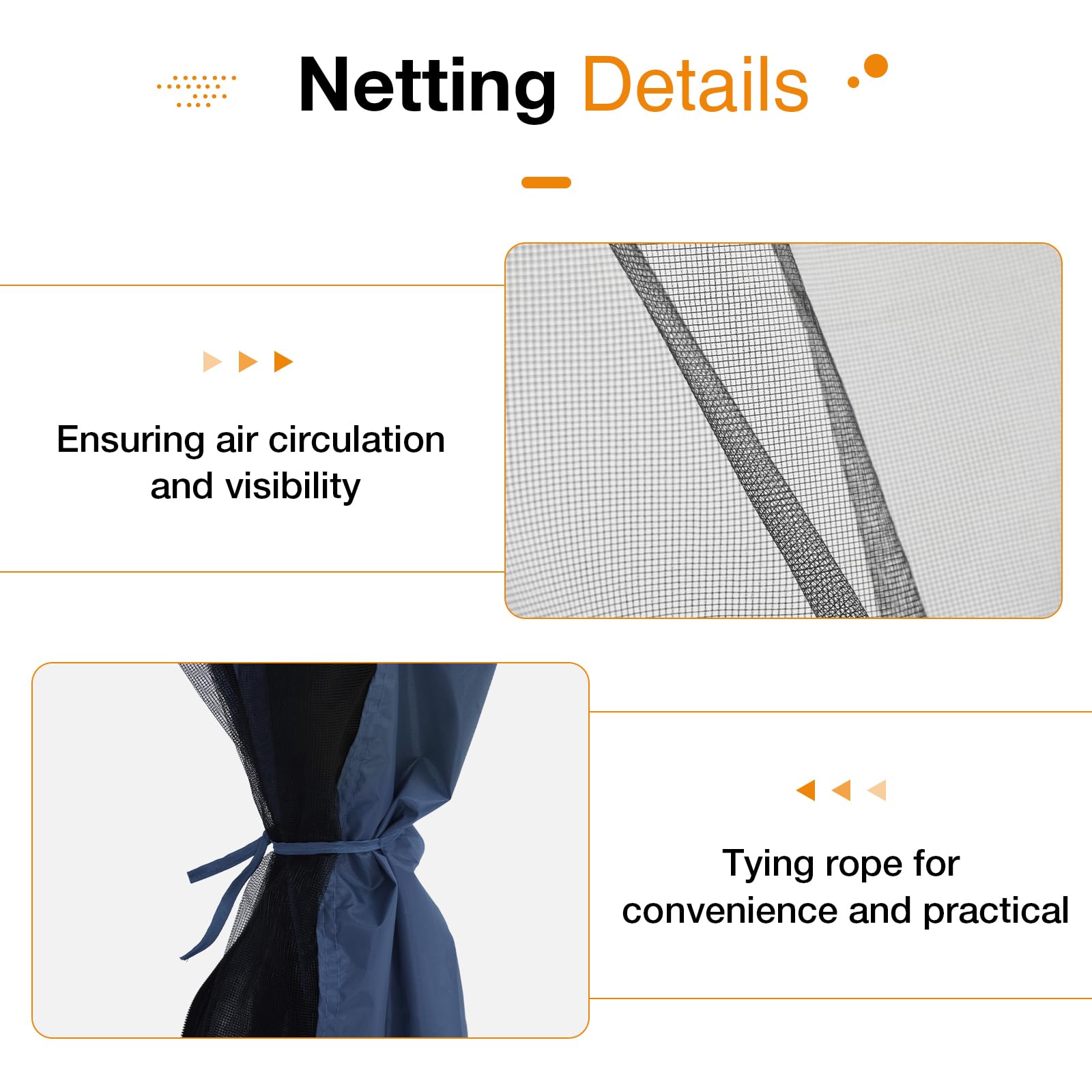 13’x13’ Pop Up Gazebo With Mosquito Netting, Outdoor Canopy Tent Shade, 5 colors, Metal Frame