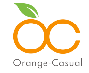 Orange  & Casual