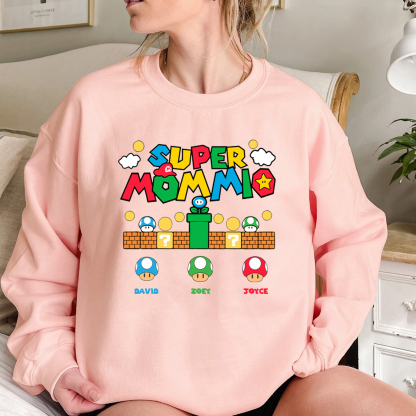 Personalized Super Mommio Shirt Mothers Day Gift